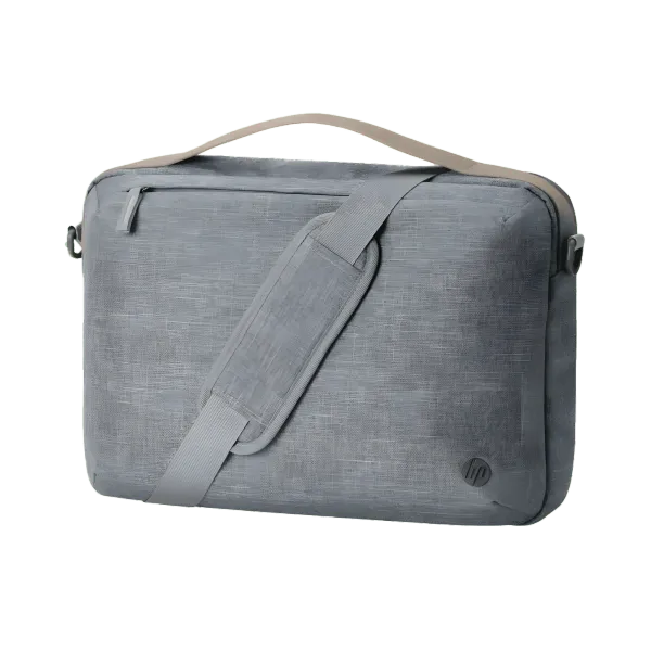 15.6-Inch Laptop Topload Bag Water-Resistant Multi-Compartment Travel & Work Bag Grey