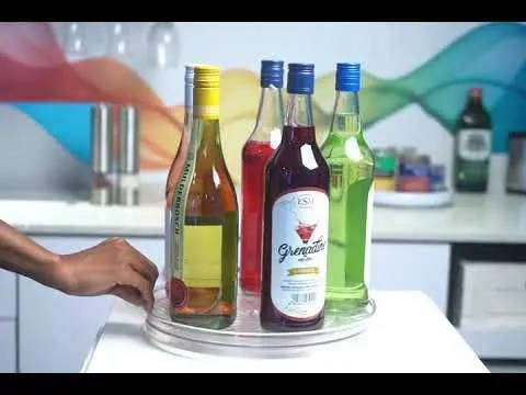 Lazy Susan, Plastic, Clear, 290mm