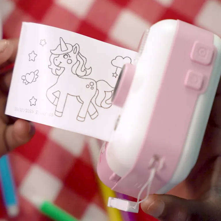 Kids Instant Printing Camera in Pink