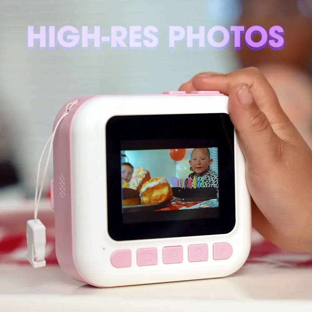 Kids Instant Printing Camera in Pink