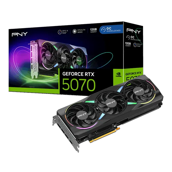GeForce RTX 5070 EPIC-X OC 12GB GDDR7 Gaming Graphics Card