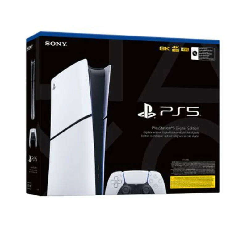 PS5 Slim Digital Edition Console + HTPNEO H66 Projector Bundle