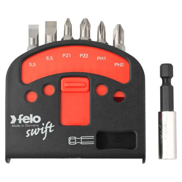 Felo Swift Box 7-Piece Bit Set  Practical & Versatile
