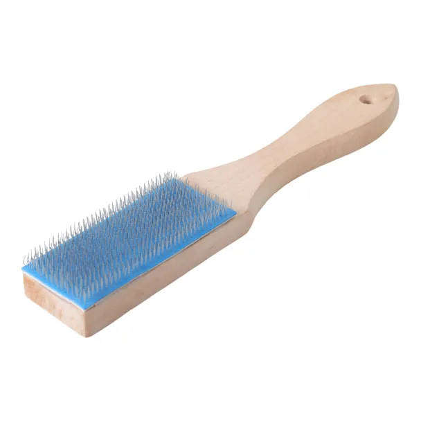 File Cleaning Brush with Wooden Handle