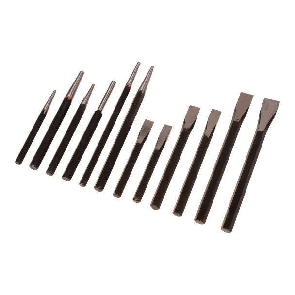 12PCS Punch & Chisel Set