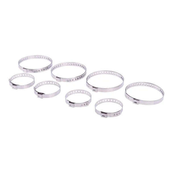 8PCS CVJ Boot Clamps Set  Stainless Steel Durable Clamps