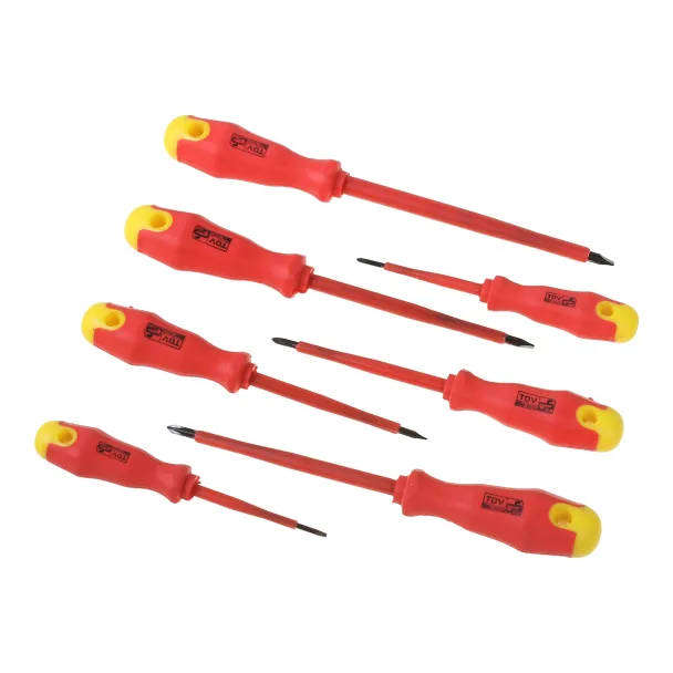 7 PCS Electricians Insulated Screwdriver Set
