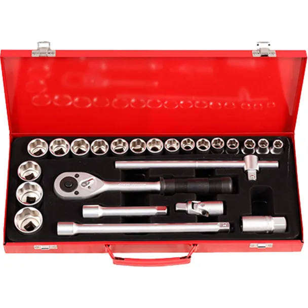 24PCS Heavy Chrome Vanadium Metric & Imperial Socket Set