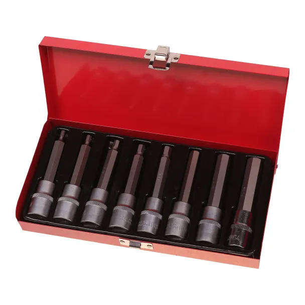 1/2" IN Drive 8-Piece Allen Key Socket Bit Set