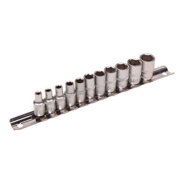 11-Piece 1/4" Drive Socket Set  Metric