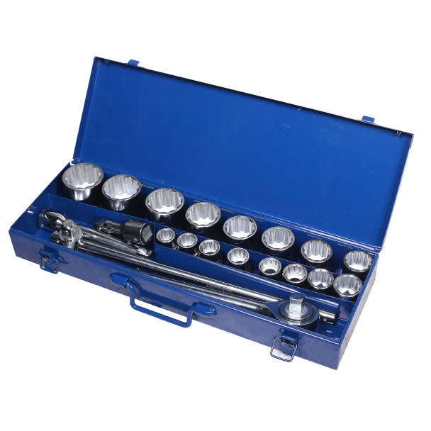 3/4 Inch Drive 21-Piece Heavy Duty Socket Set