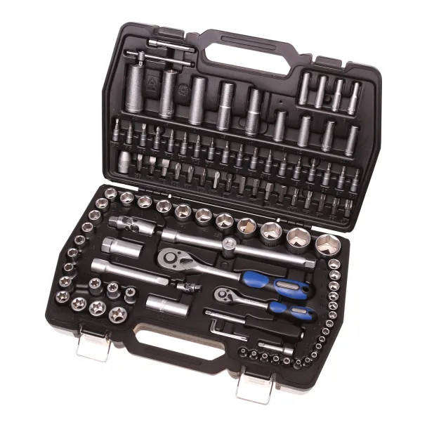 108 PCS 1/2" IN and 1/4" IN Socket and Screw Bit Set