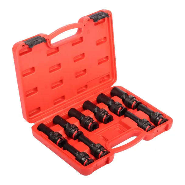 10-Piece 1/2" Deep Swivel Impact Socket Set