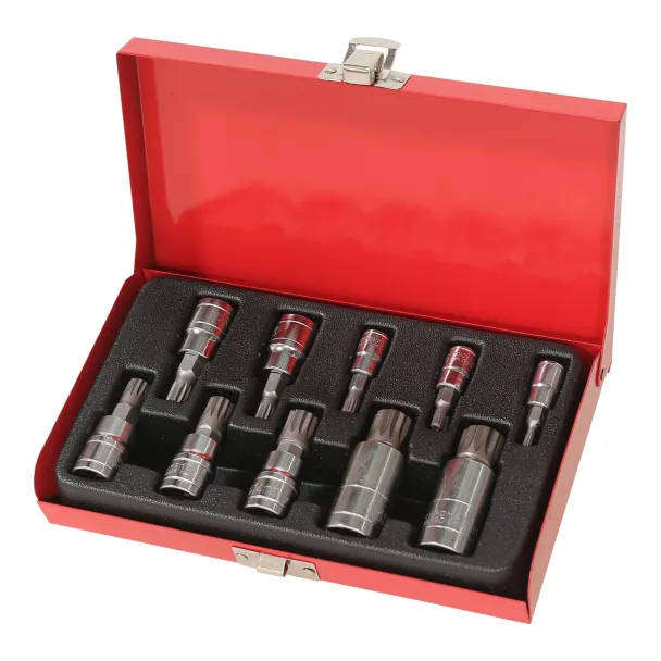 10-Piece Spline Bit Socket Set (12 Point)