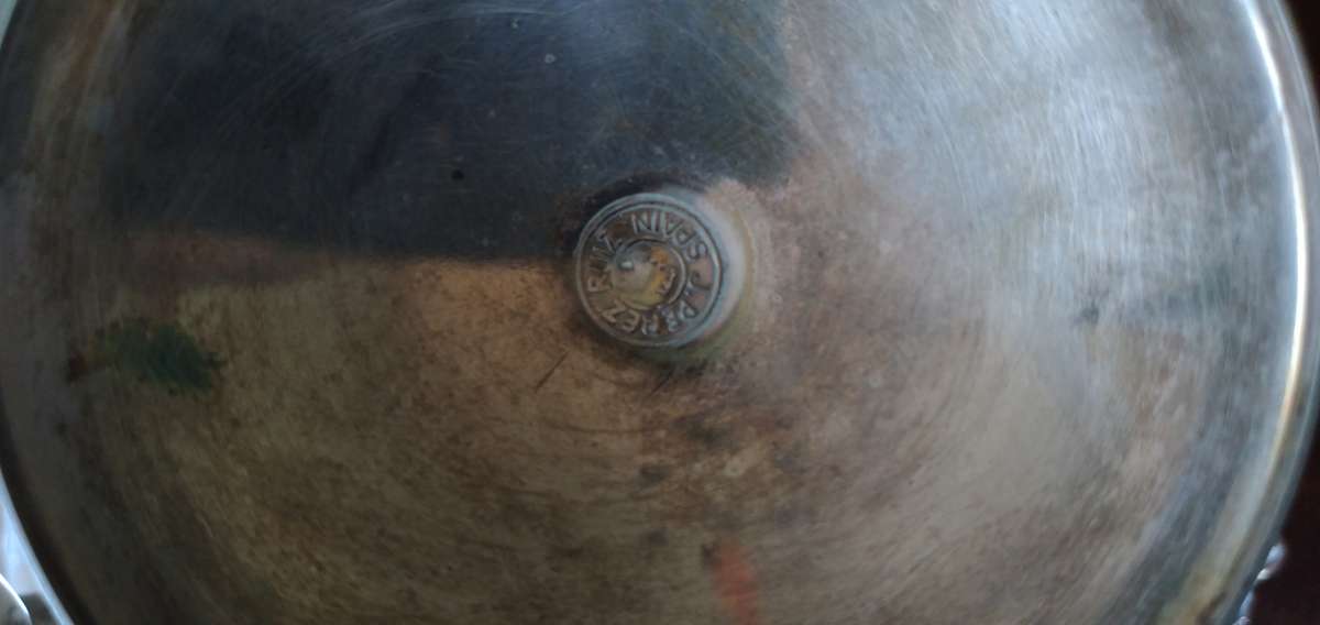 Elegant J. Perez Ruiz Silver-Plated Wine Goblets  Made in Spain, Vintage Charm (Tray not included)