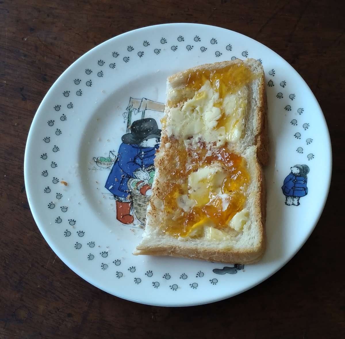 Vintage 1974 Paddington Bear Side Plate  Coalport Bone China Collectible