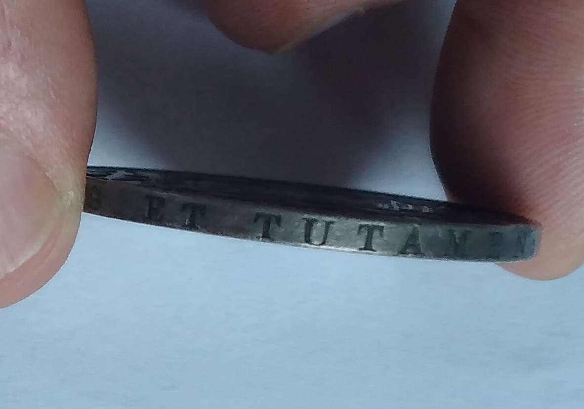 1844 Great Britain Silver Crown - Scarce