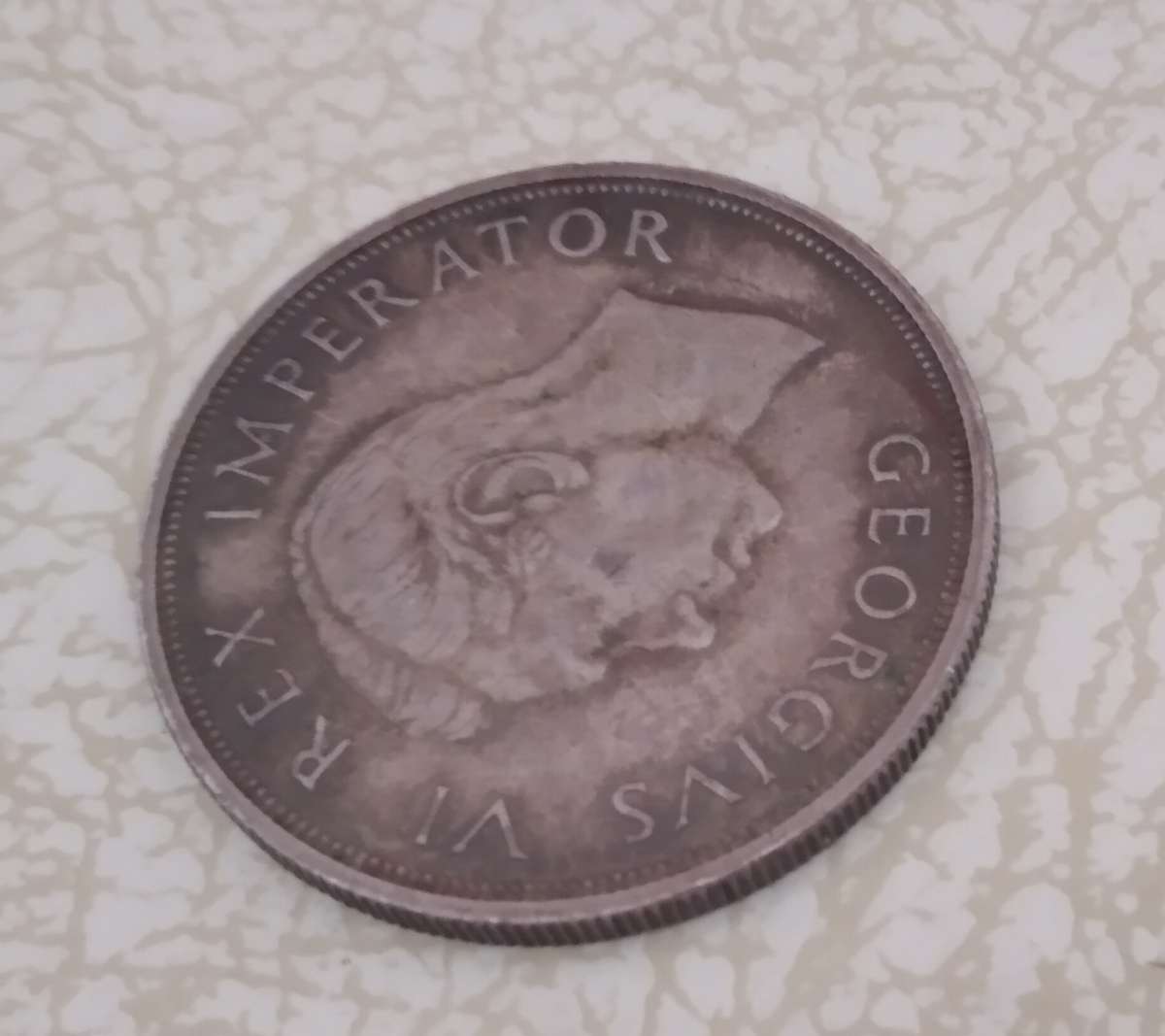 1947 SA Union 80% Silver Crown in Top condition - Good enough to grade