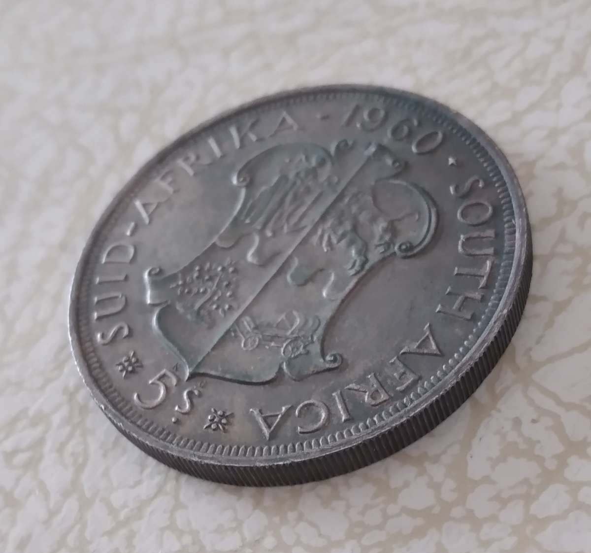 1960's Union Crown 5 Shillings - top condition  - good enough to grade