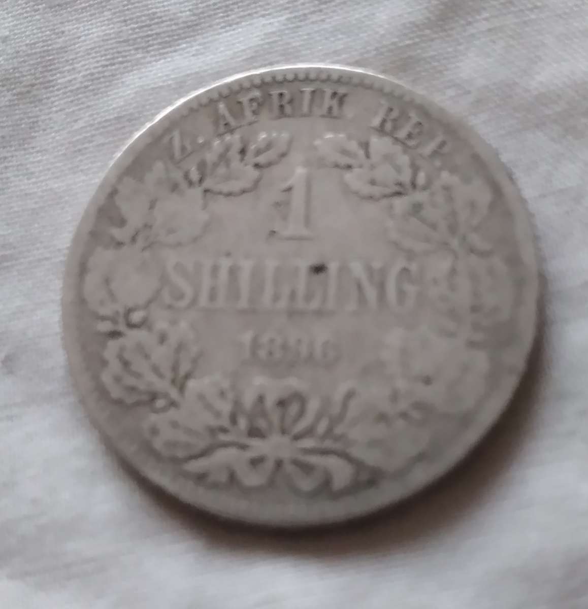 1896 ZAR One Shilling