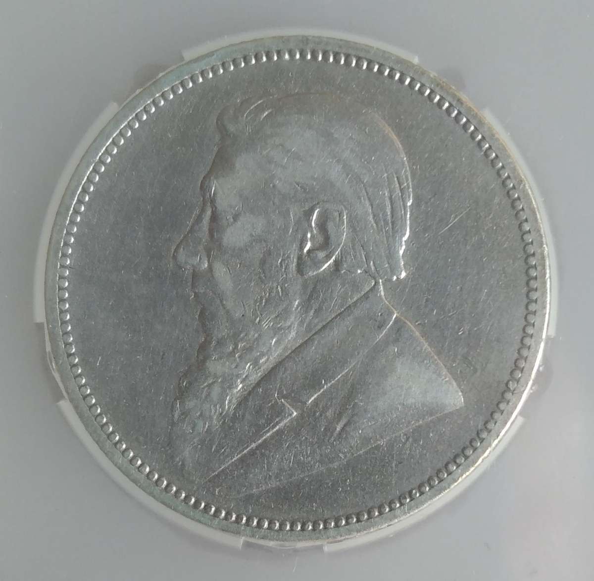 1892 ZAR 2 Shillings VF 20