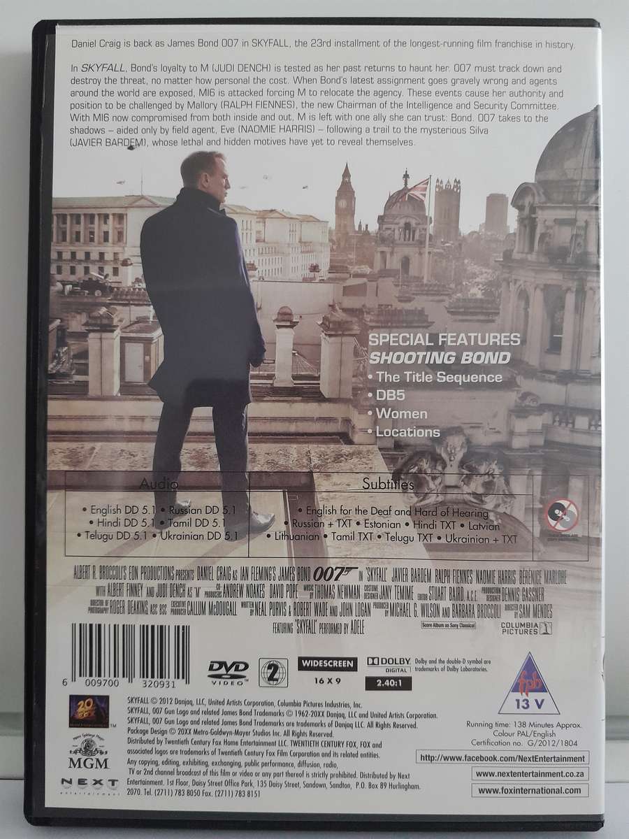 007 - 2012 - Skyfall (DVD)