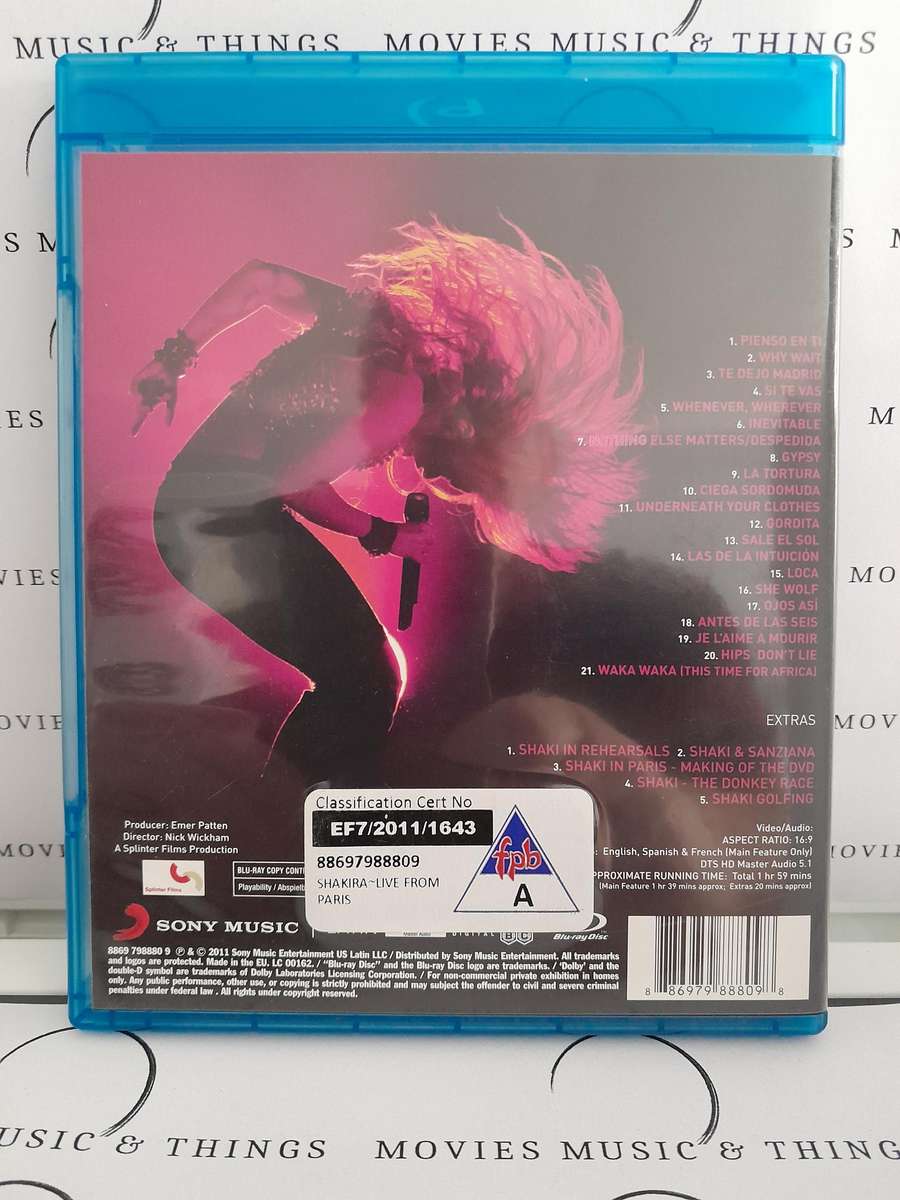Shakira - Live from Paris (Blu-ray Disc)