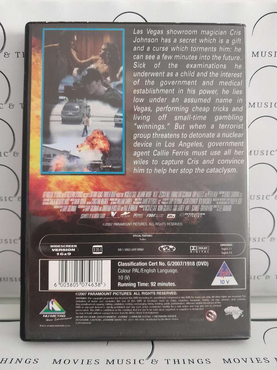 Next - Nicolas Gage (DVD)