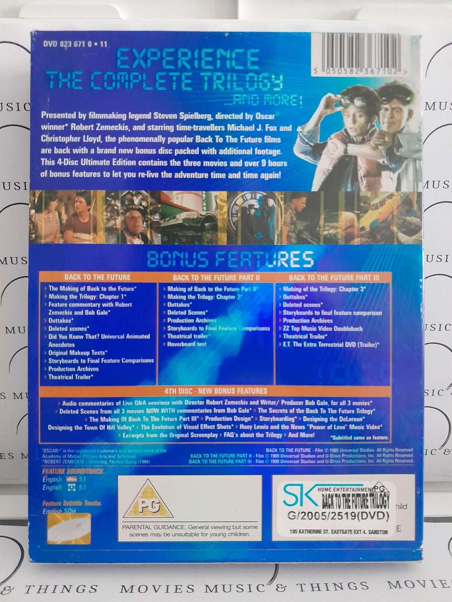 Back to the Future Trilogy - 4 Disc Ultimate Edition (DVD)