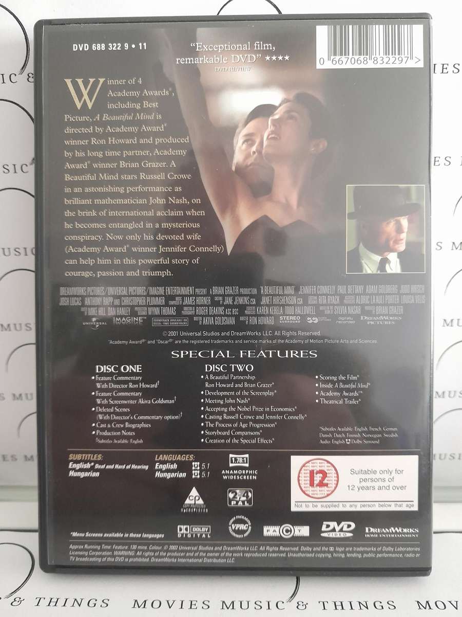 A Beautiful Mind - Russell Crowe (Double DVD)