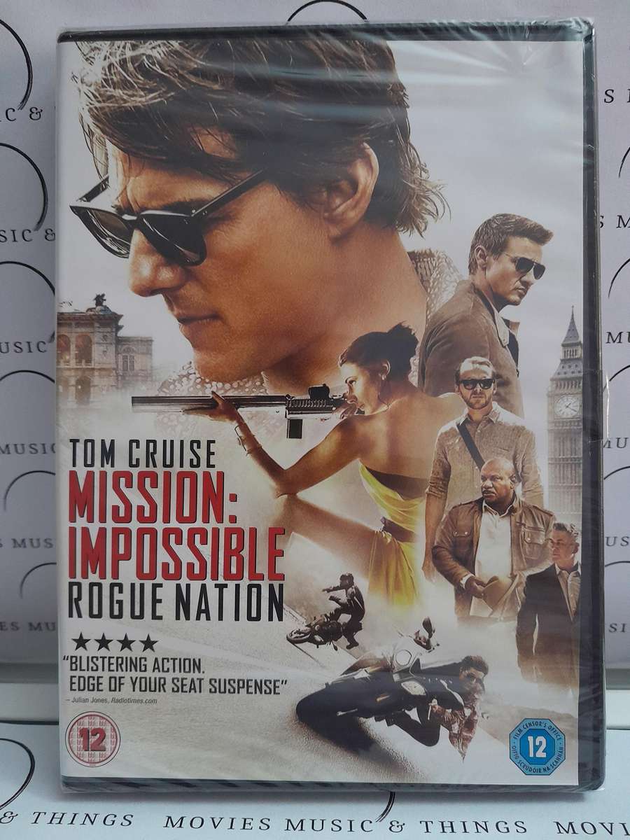 Mission Impossible - Rogue Nation - Tom Cruise (DVD) New
