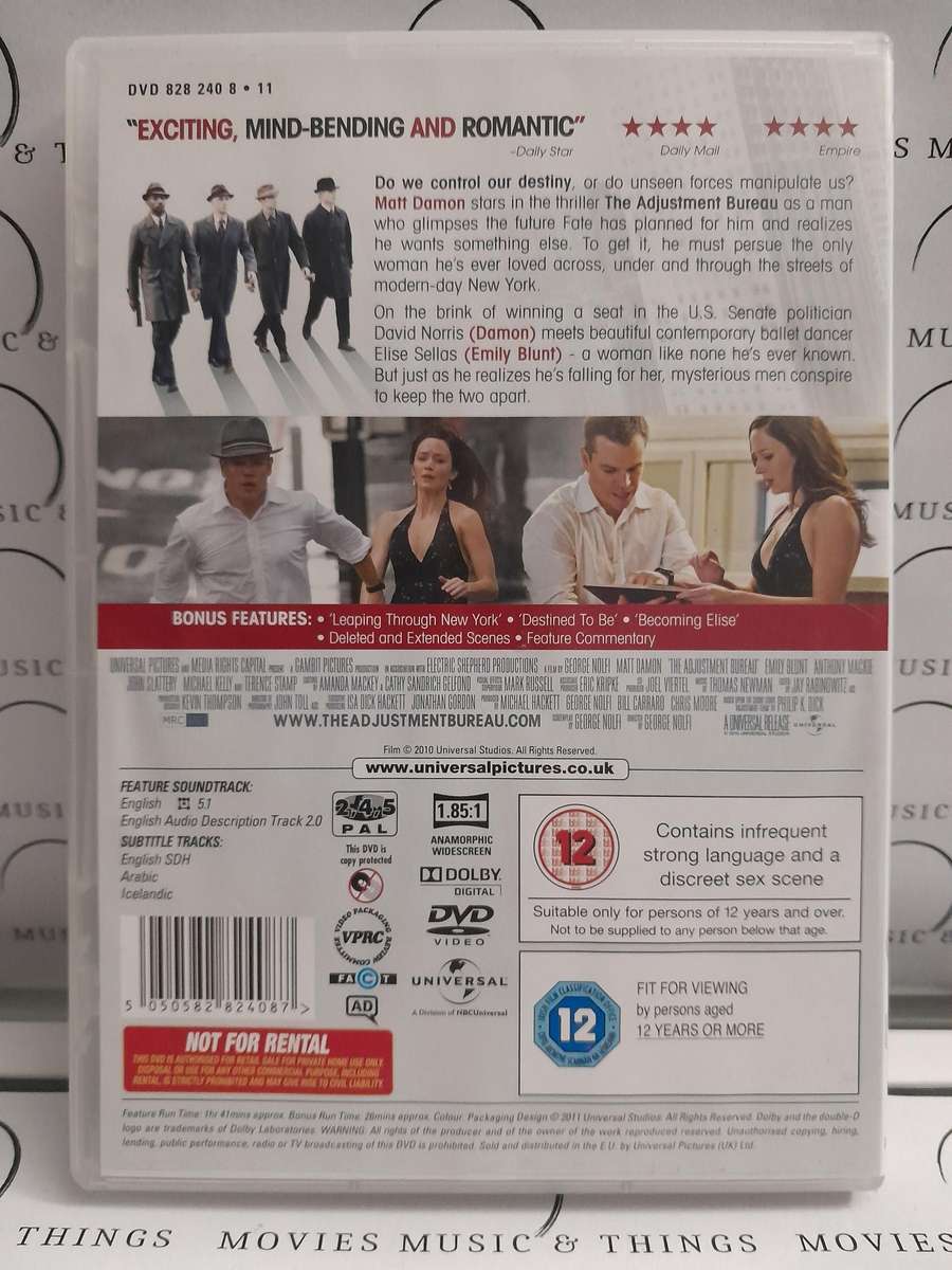 The Adjustment Bureau - Matt Damon (DVD)