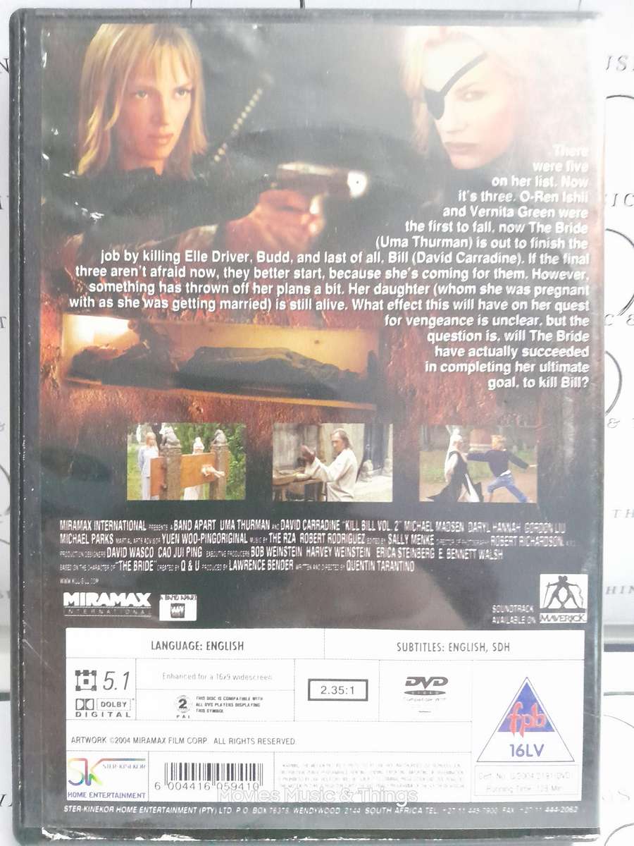 Kill Bill Vol. 2 - Uma Thurman (DVD)