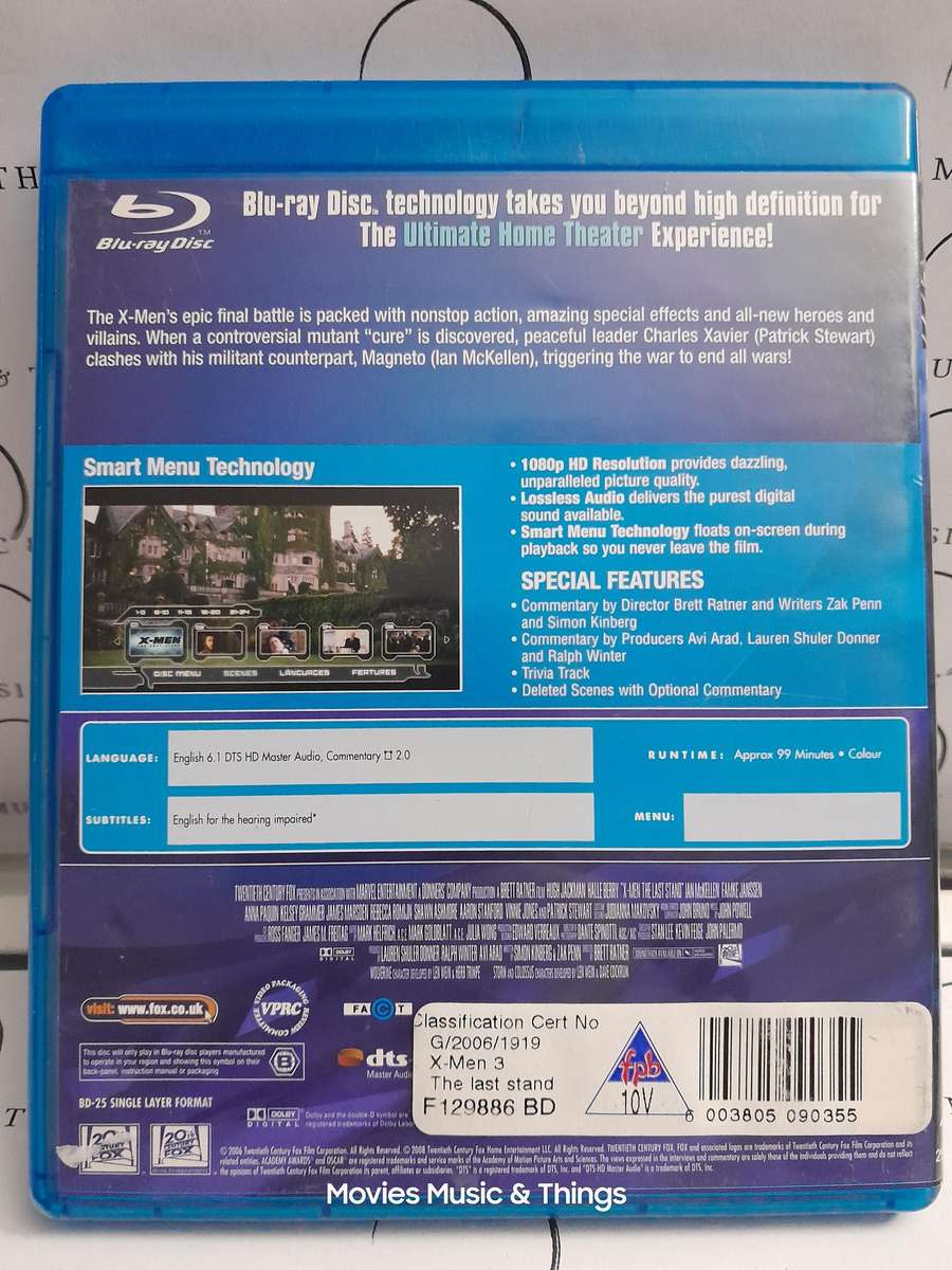 X-Men - 1 to 3 (Blu-ray Disc)