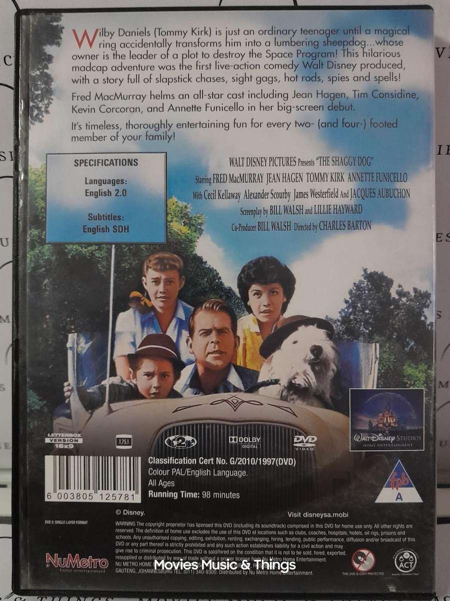 The Shaggy Dog - Walt Disney (DVD)