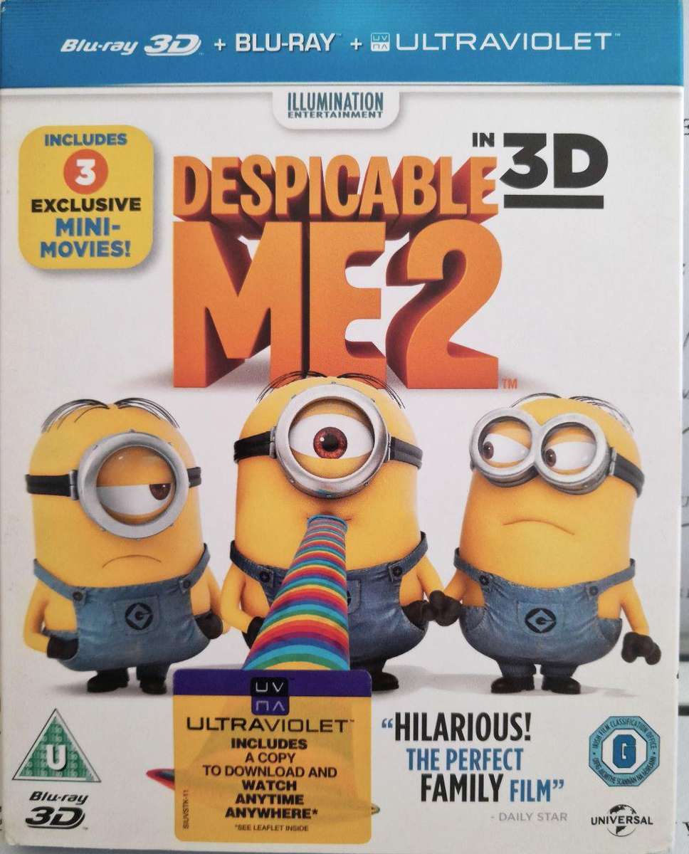Despicable Me2 -(Blu-ray 3D + Blu-ray Disc)