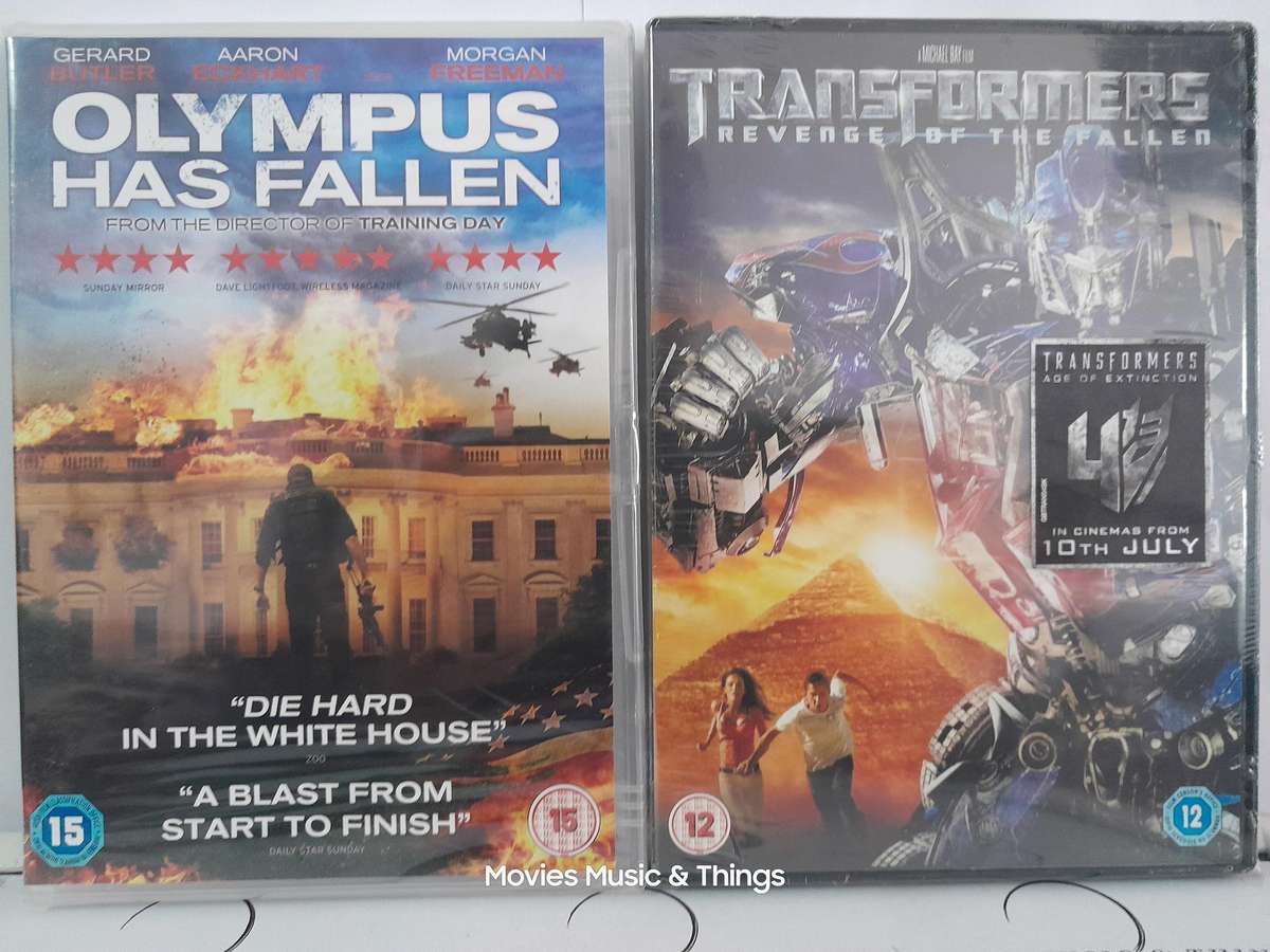 6 X Sealed Action/ Sci - Fi Movies (DVD)