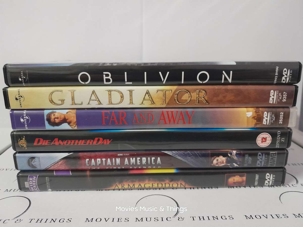 6 X Action/ Sci - Fi Movies (DVD)