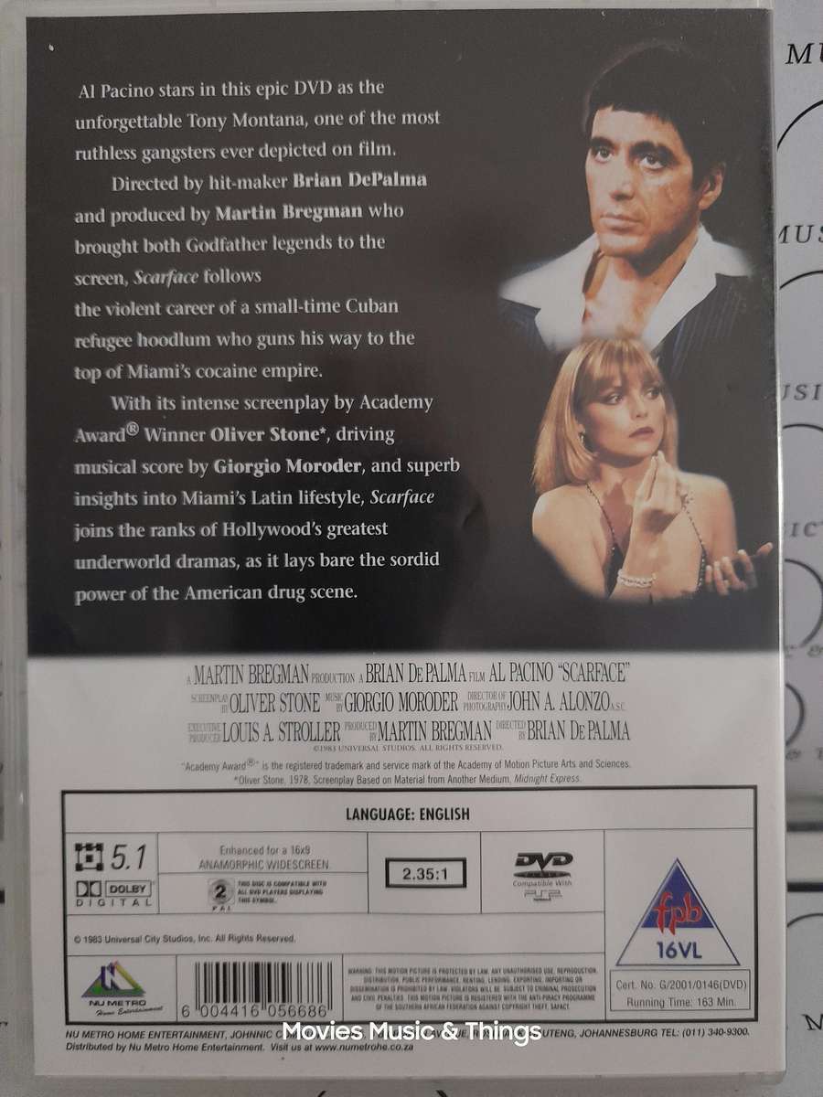 Scarface - Al Pacino (DVD)