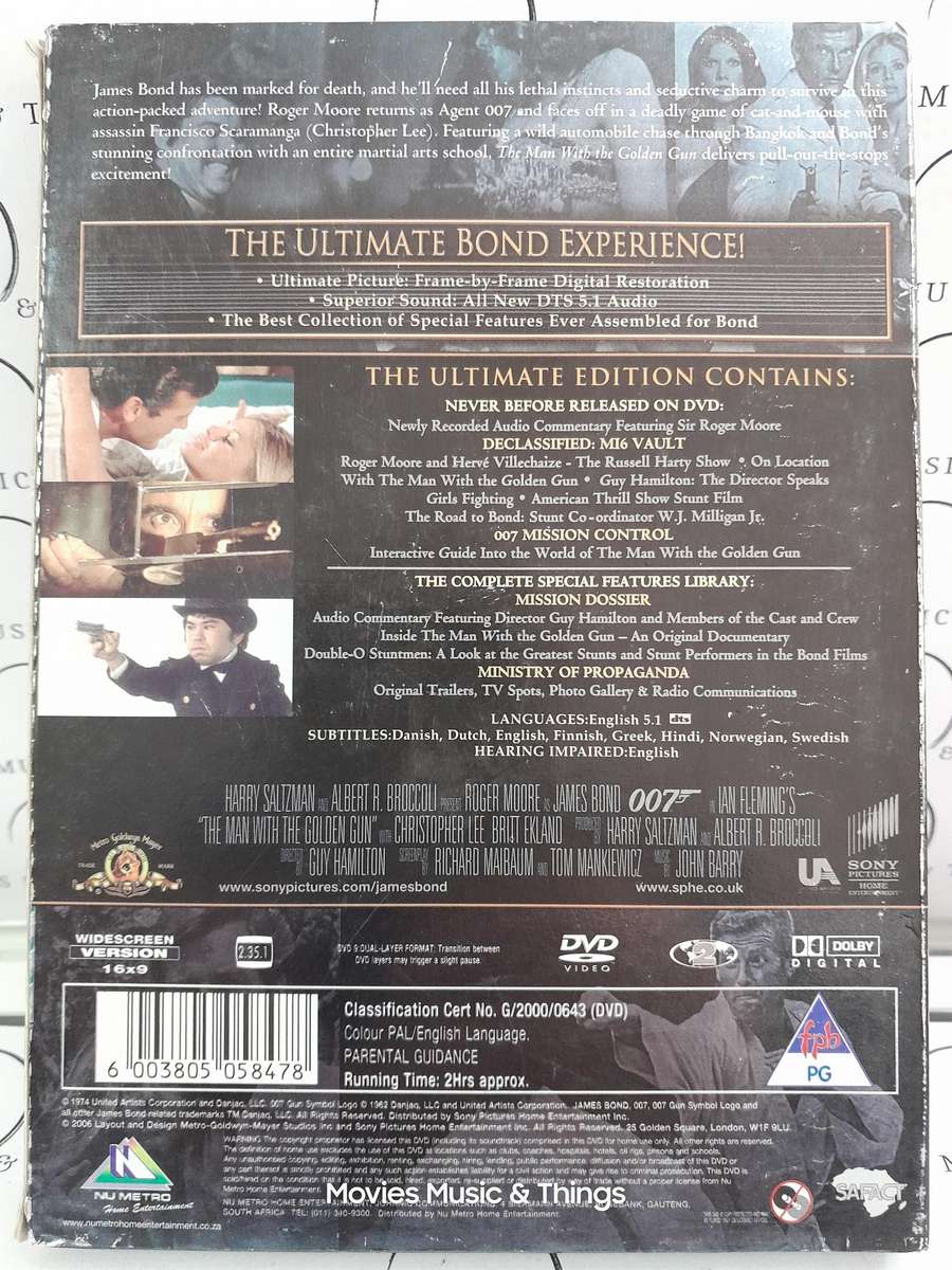 007 - 1974 - The Man with the Golden Gun - Roger Moore (Double DVD)