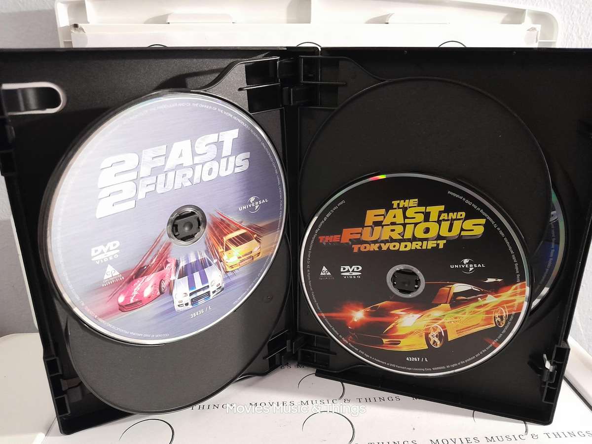 Fast & Furious -  5 Films (5xDVDs)