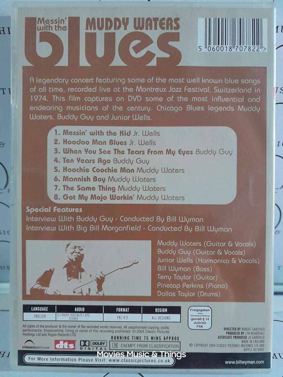 Muddy Waters - Messin' with the Blues with Buddy Guy & Junior Wells (Music DVD)