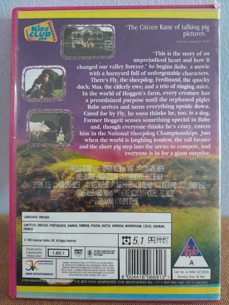 Babe - A little pig goes a long way - James Cromwell  (DVD)