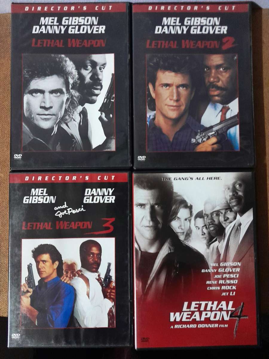 Lethal Weapon 1 - 4 - Mel Gibson (4xDVD)