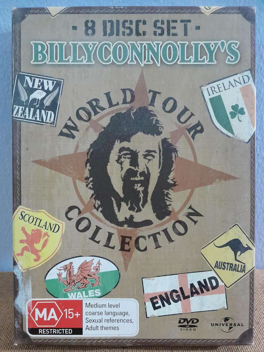 Billy Connelly's World Tour Collection - 8 Disc Set (DVD)