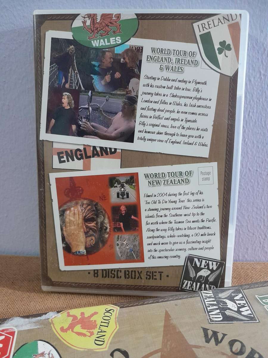 Billy Connelly's World Tour Collection - 8 Disc Set (DVD)