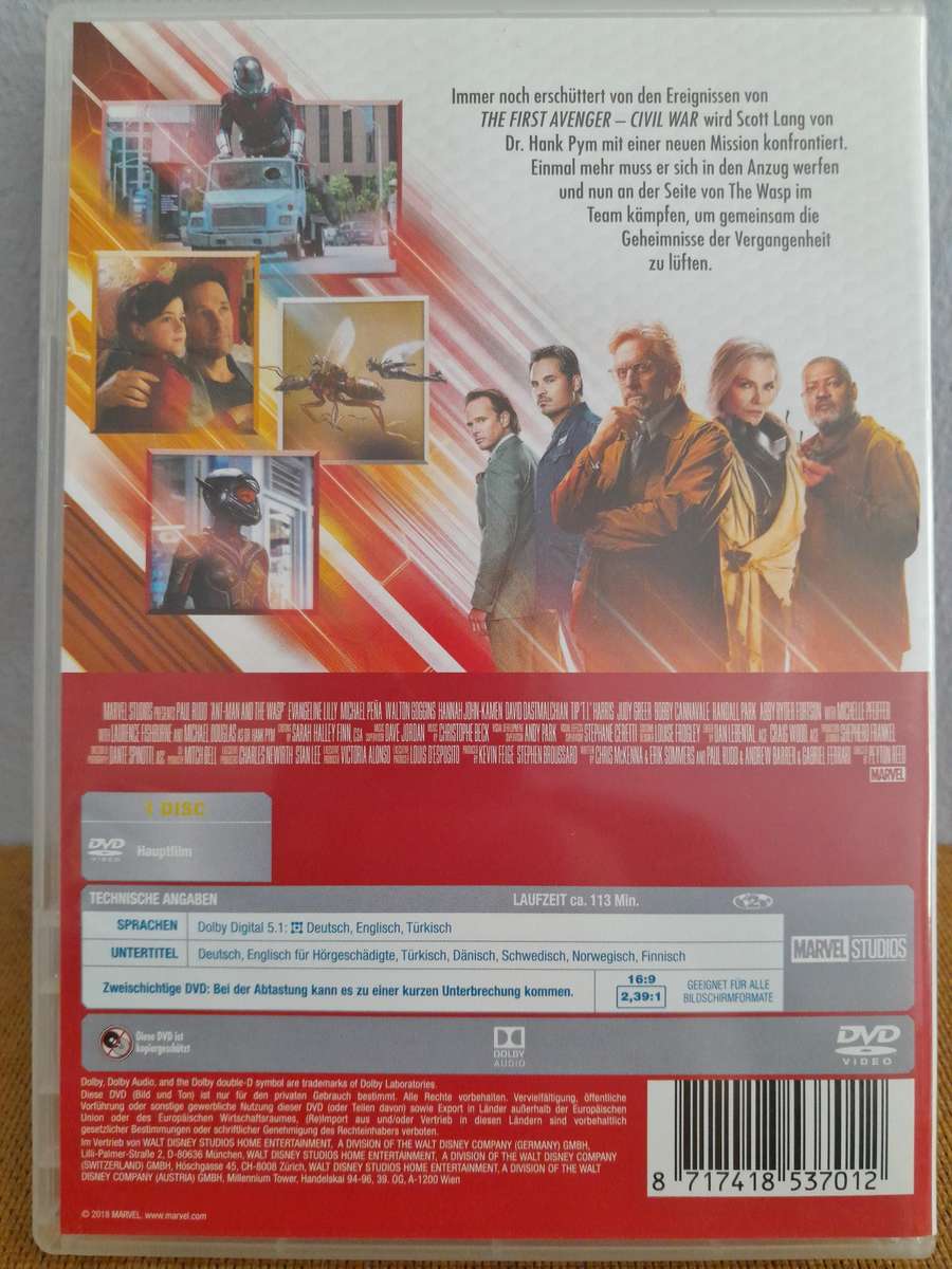 Ant-Man and the Wasp - Paul Rudd (DVD)