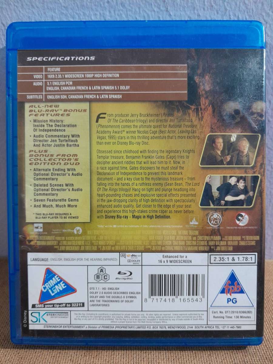 National Treasure & National Treasure 2 - Nicolas Cage (2xBlu-ray Disc)