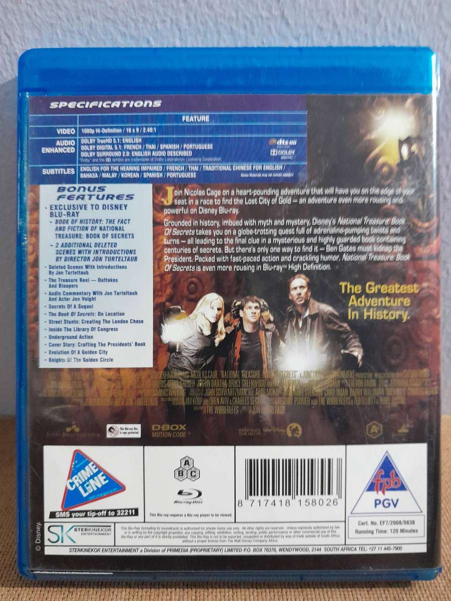 National Treasure & National Treasure 2 - Nicolas Cage (2xBlu-ray Disc)