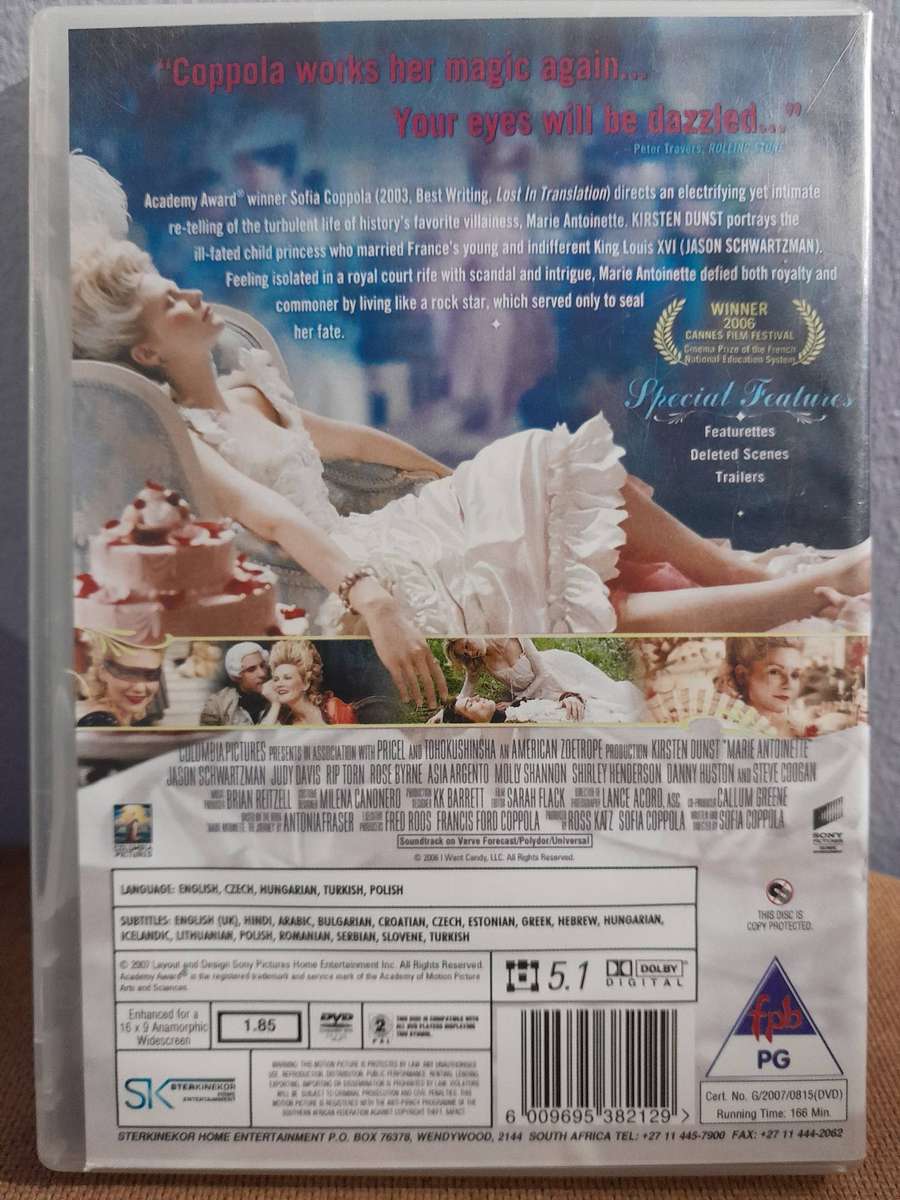 Marie Antoinette - Kirsten Dunst (DVD)